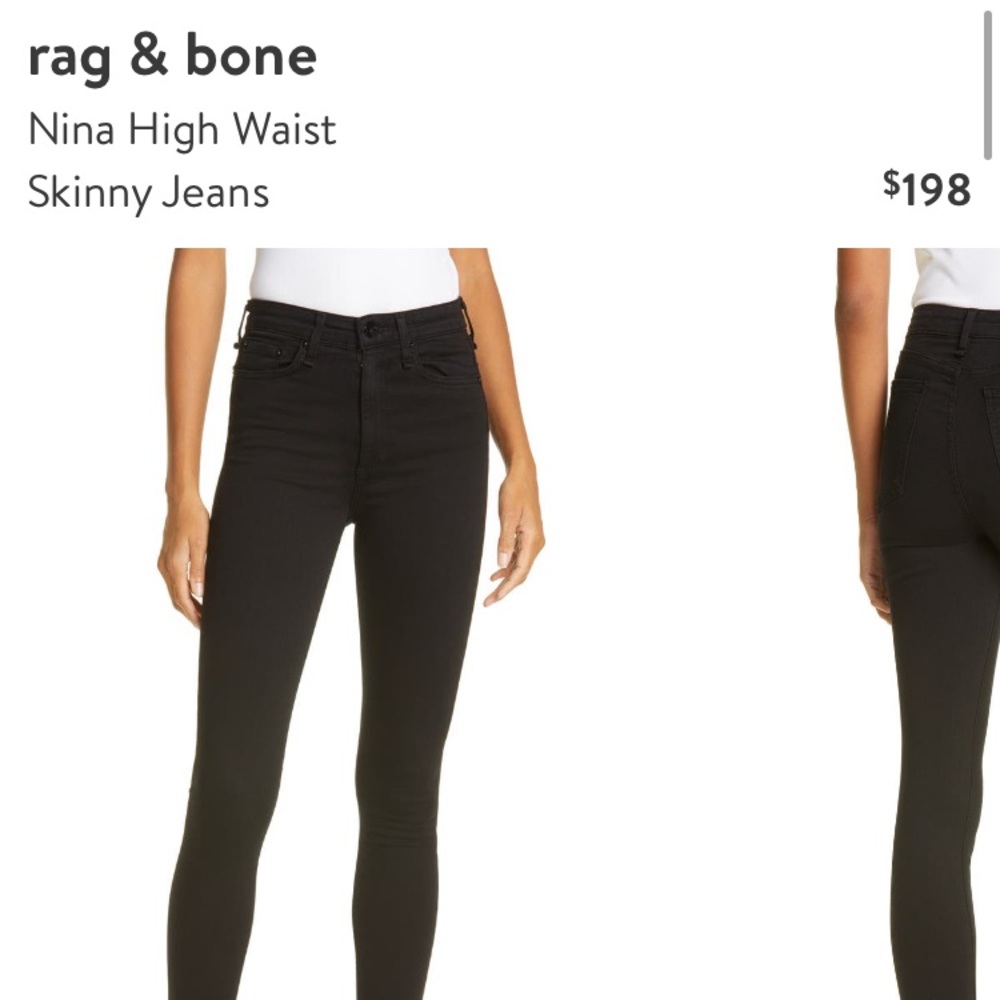 Rag & Bone Nina high waist skinny